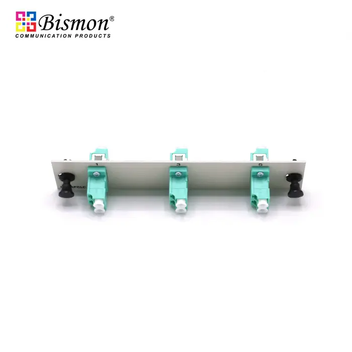 6 LC Snap-in adapter plate Multi-mode(OM3) duplex Full set